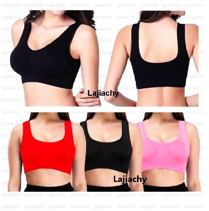 3 Pcs Pack Soft and Comfortable Full Coverage Cotton Stretch Air or Semis Bra