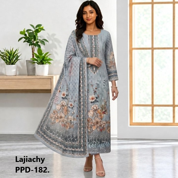 Pakistani Zam Zam Three Piece Unstitch (PPD-182)