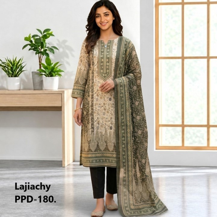 Pakistani Zam Zam Three Piece Unstitch (PPD-180)