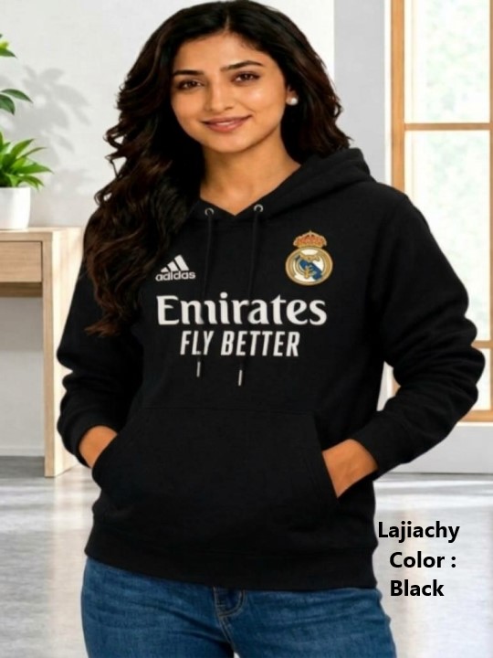 Women Hoody, Premium Stylish Women Hoodie (Black)