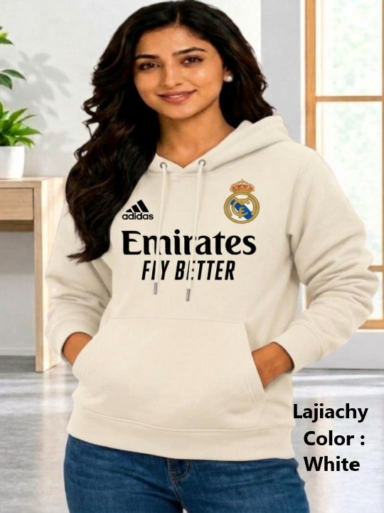 Women Hoody, Premium Stylish Women Hoodie (White)