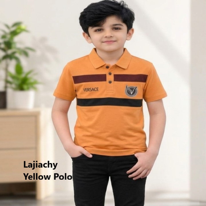 3-10 Years Boys China Polo Shirt (Yellow)
